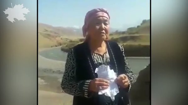 Polling station 5009 in Kara Kulja district up in the mountains. Her ballot was ripped apart after choosing Babanov    
