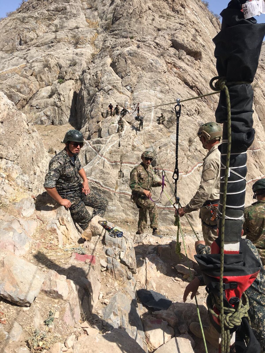 USARCENT military instructors spent about a week training with Uzbek special forces in Jizzakh region of Uzbekistan    