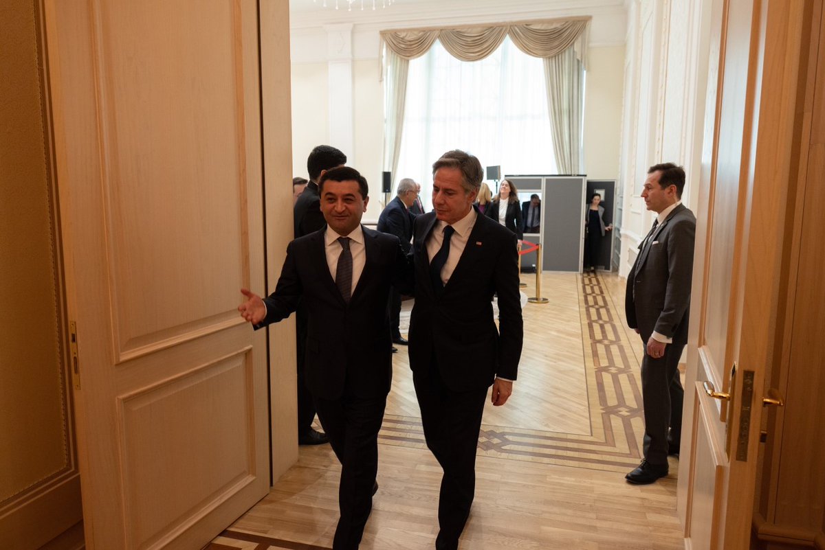 Secretary Antony Blinken:The U.S. is committed to Uzbekistan's sovereignty and values our partnership on regional connectivity. To that end, I spoke with Acting Foreign Minister Saidov today about our multilateral cooperation via C5plusUS, human rights, and U.S. investment in Uzbekistan