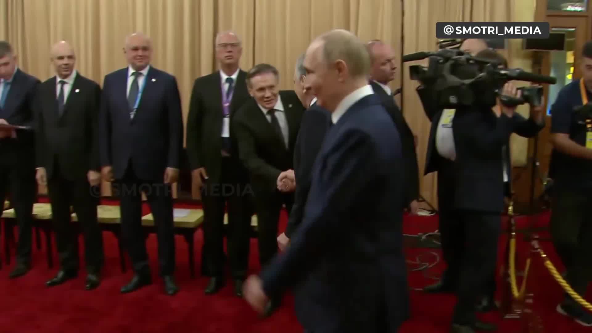 Putin held a bilateral meeting with the leader of Uzbekistan Mirziyoyev
