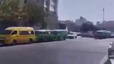 Mashhad, northeast Iran: Drivers of taxi vans rallied to protest the dire state of public transport and neglect of their livelihoods by officials