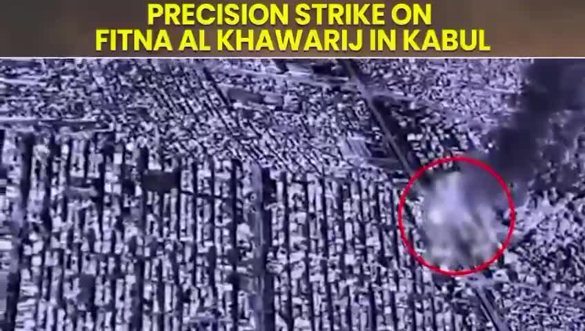 Pakistan releases drone footage of today’s airstrikes in Kabul and Kandahar on Taliban targets