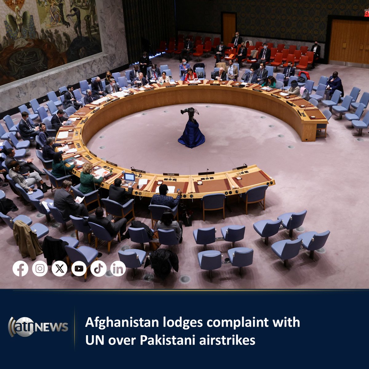 Le représentant par intérim de l'Afghanistan auprès des Nations Unies a officiellement fait part de ses préoccupations au Conseil de sécurité de l'ONU suite aux frappes aériennes nocturnes menées cette semaine, selon lui, par le Pakistan en territoire afghan.